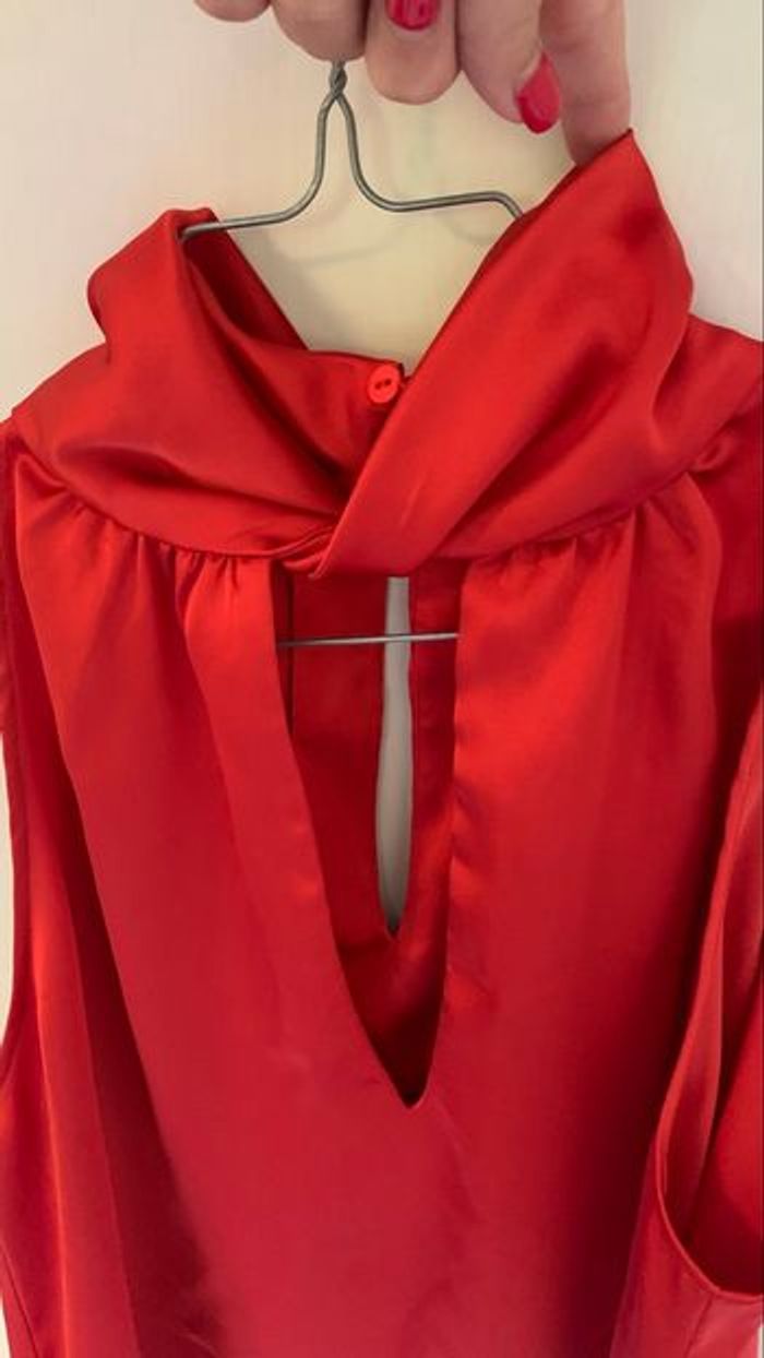 Blouse satinée avec col - photo numéro 2