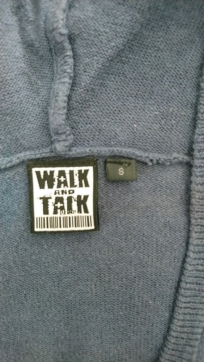 Pull long couleur bleu pétrole - photo numéro 3