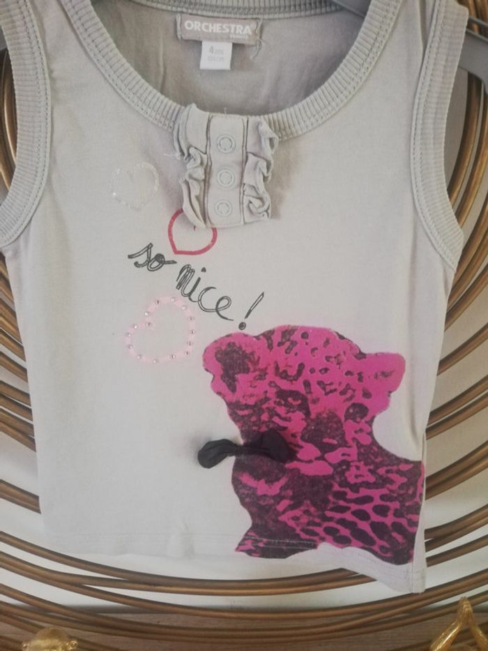 Débardeur fille Orchestra T4ans - photo numéro 3