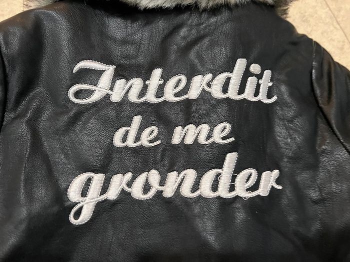 veste interdit de le gronder - photo numéro 5
