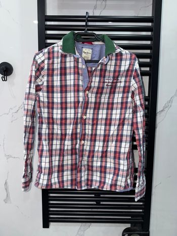 Chemise à carreaux pépé jeans 