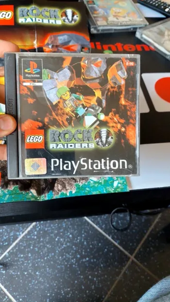 Lego rock raider ps1 complet rare avec le poster