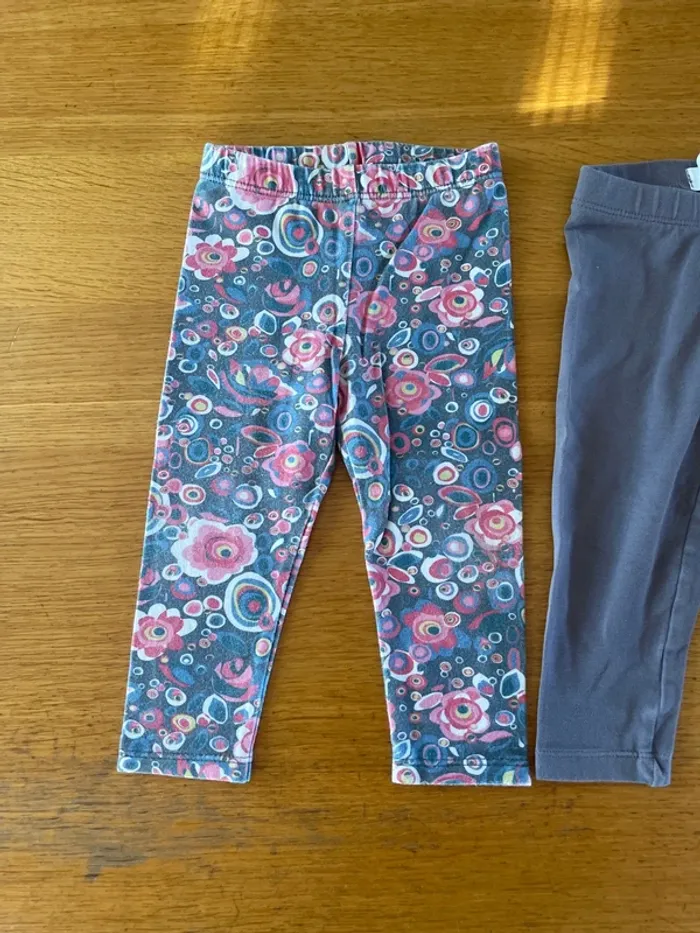 2 legging fille 18 mois - photo numéro 2