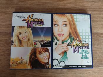Lot 2 DVD Hannah Montana 