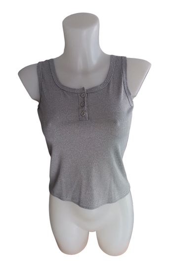 Débardeur femme gris taille S 