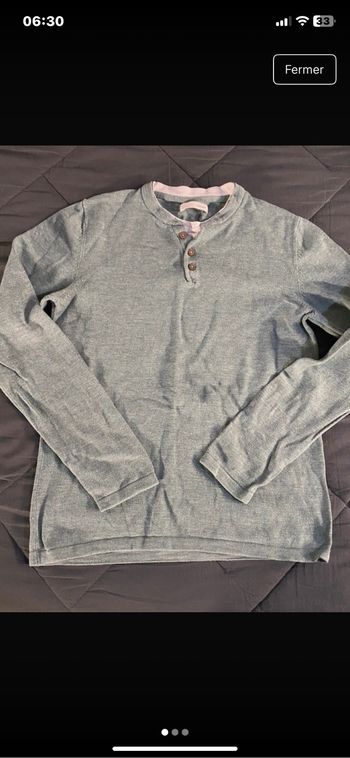 Lot de 2 vêtements homme bleu taille unique et s