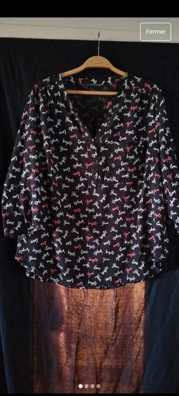 Blouse manches trois quart