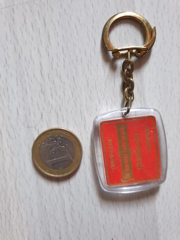 Magnifique porte clefs vintage ancien champagne