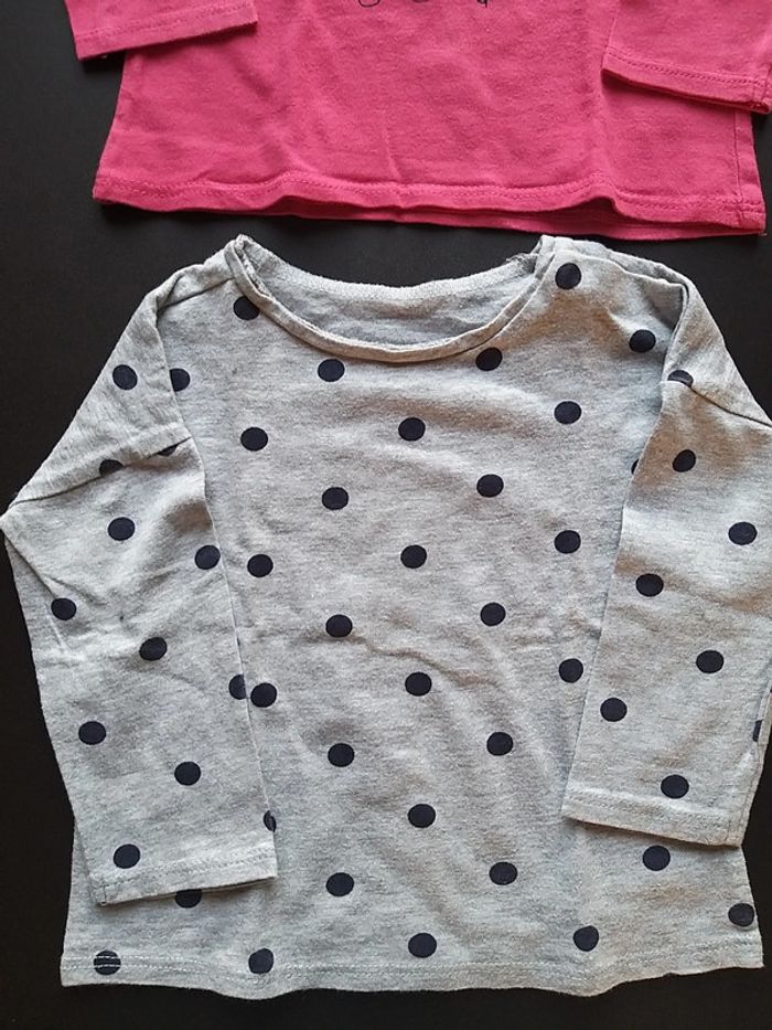 Lot de 2 t-shirts en 6 mois - photo numéro 2
