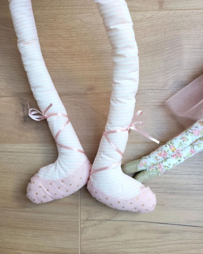 Lot peluches elegantes 2 cygnes ,1 souris et 2 poupees maison du monde - photo numéro 20