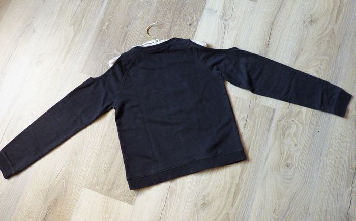 pull fille Kaporal 16 ans XS noir épaules denudees TBE - photo numéro 3