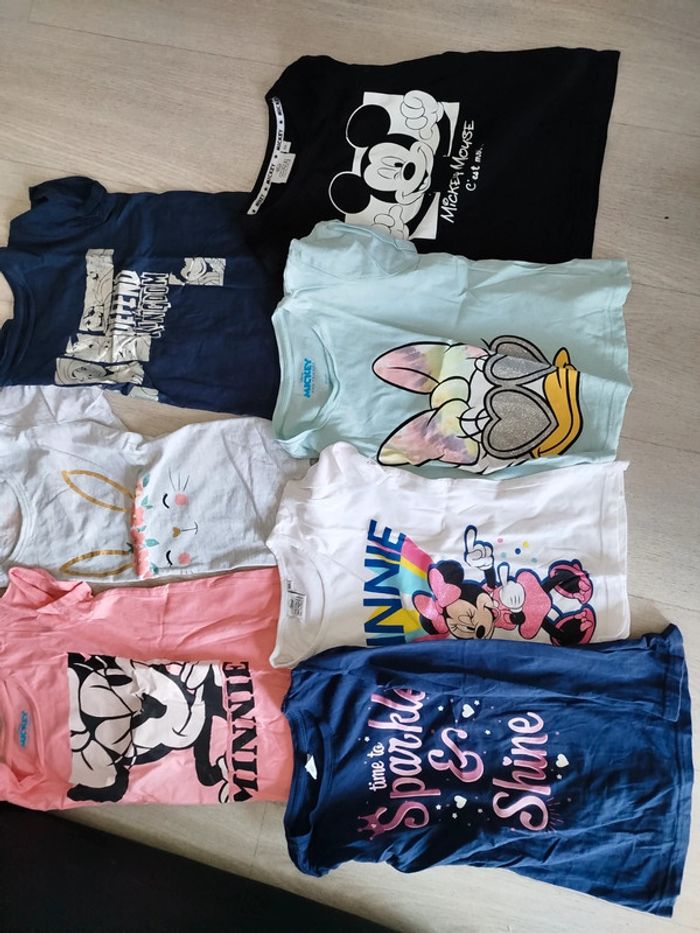 Lot de 7 tee-shirts fille taille 6-7 ans - photo numéro 4