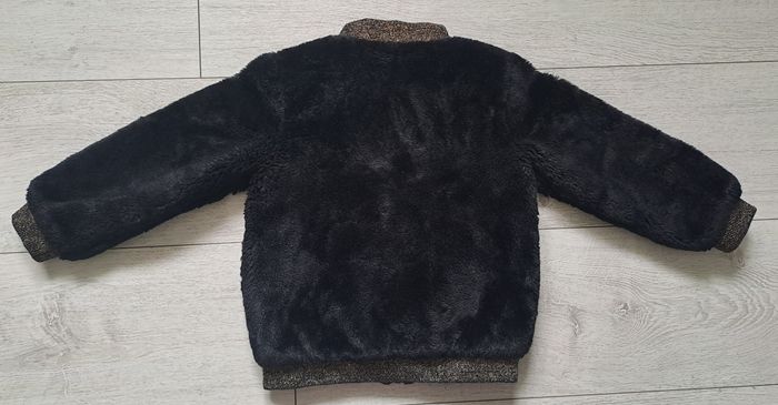 Blouson en peluche noir pour filles taille 3ans Tissaia - photo numéro 2