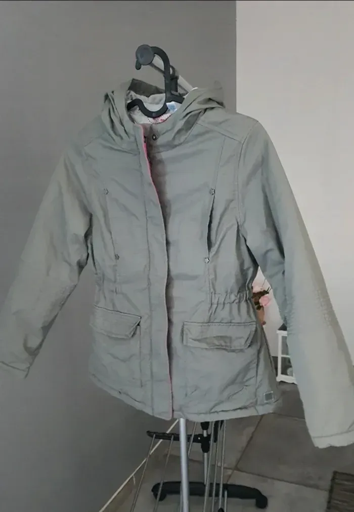 Manteau doubler chaud et imperméable 10 ans fille - photo numéro 10