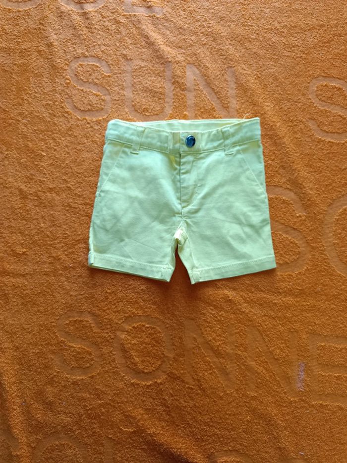 Mignon short jaune Jacadi 6 mois 67 cm