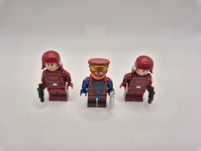 Figurines type lego custom Capitaine Typho et 2 gardes de sécurité de Naboo star wars - photo numéro 5