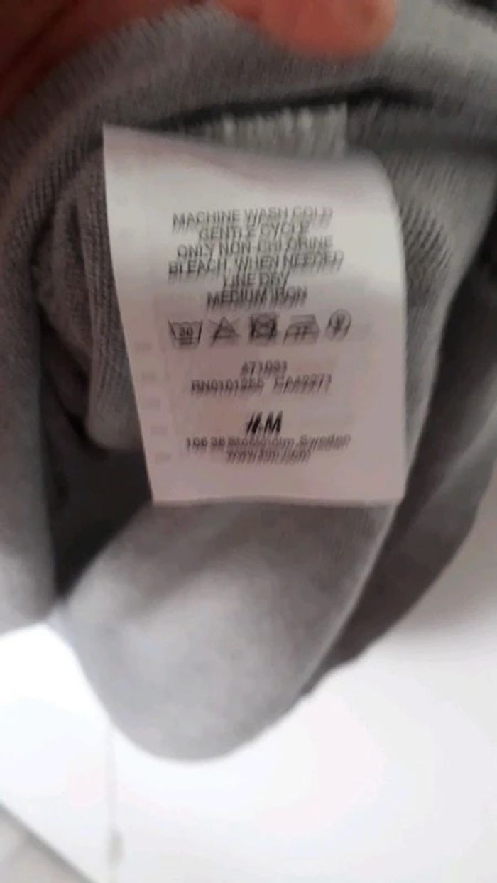 robe H & M demi-saison manches longues T38- gris clair - photo numéro 7