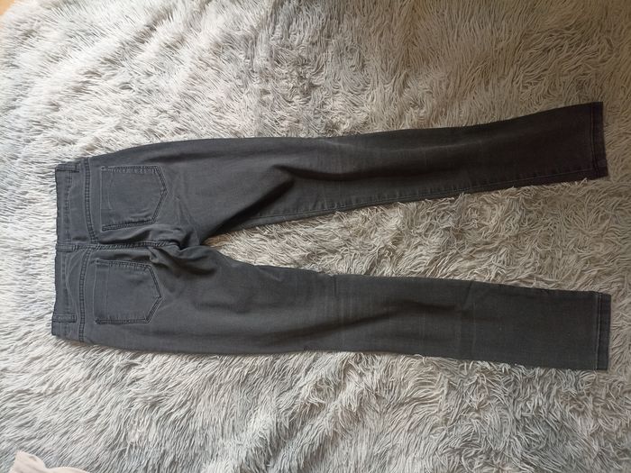 Jeans noir délavé femme taille S/36 #b.a_BASIC - photo numéro 7