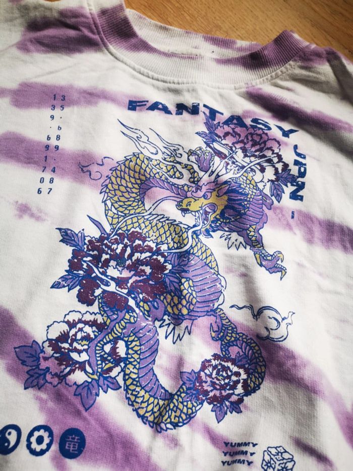 Pull court dessin dragon - photo numéro 3