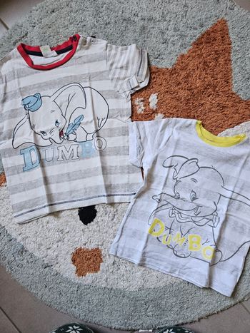Lot de 2 t-shirt Dumbo- 36mois