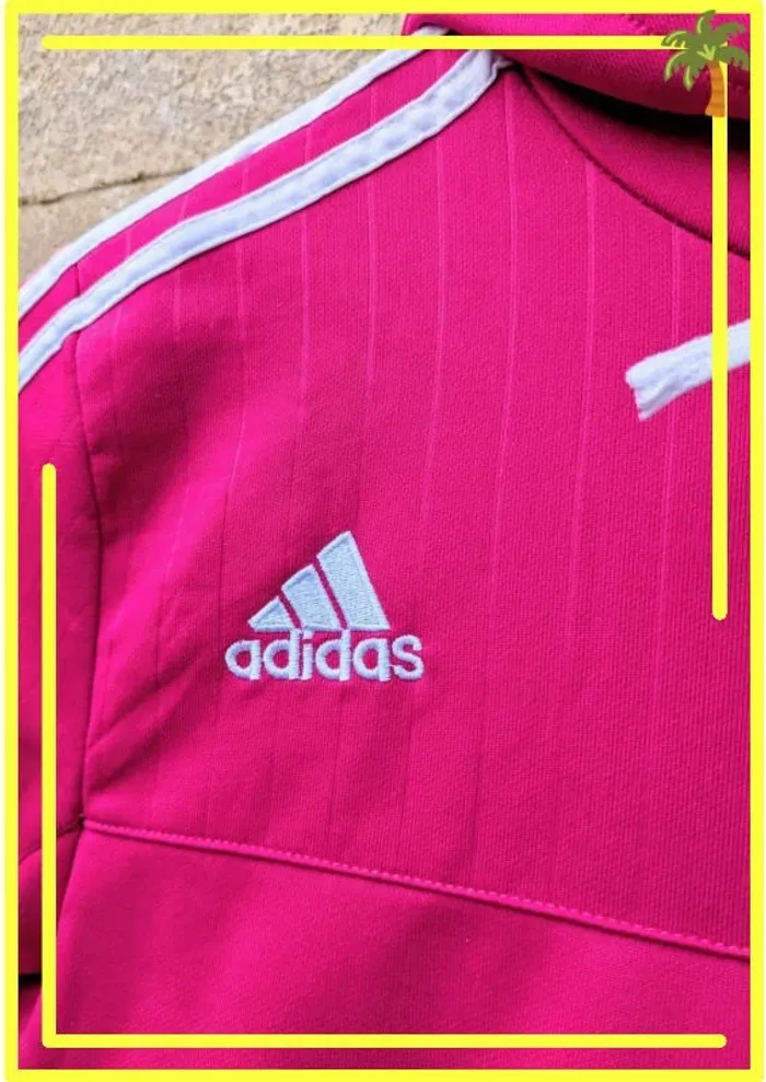 Sweat Juventus rose Adidas - Taille S - photo numéro 4