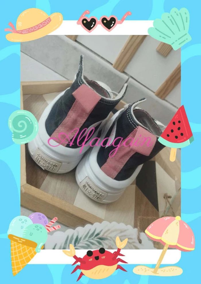 Baskets converse all star compensées 31 - photo numéro 4