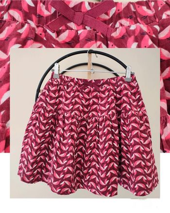 14 ans jupe côtelée Okaïdi