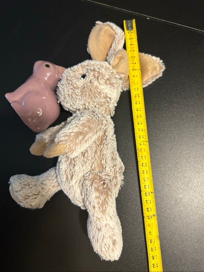 Lot 2 lapins doudou tout doux et décoratif - photo numéro 3