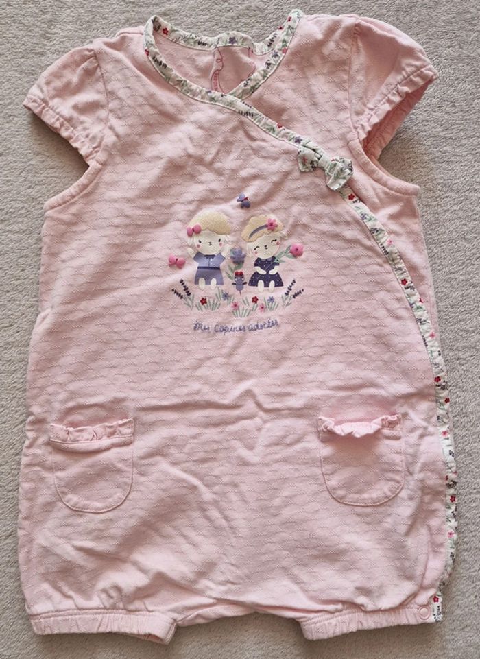 Combicourte rose clair - 18M - Sergent Major (TBE) - photo numéro 2