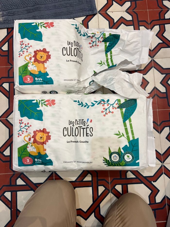 Paquet et demi de couches – Les Petits Culottés – Taille 3 - photo numéro 2