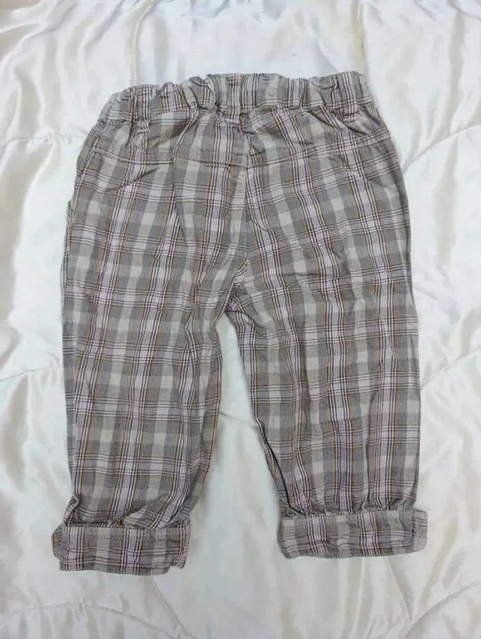 Pantalon à carreaux H&M 4 ans 104 cm - photo numéro 2