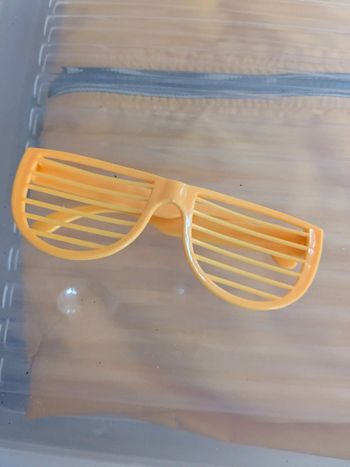 Fausses Lunettes jaune pour déguisement enfant