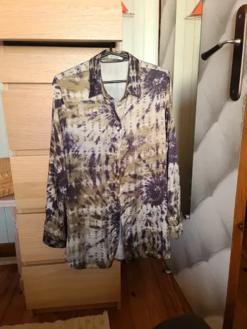 Chemise fluide tie and die