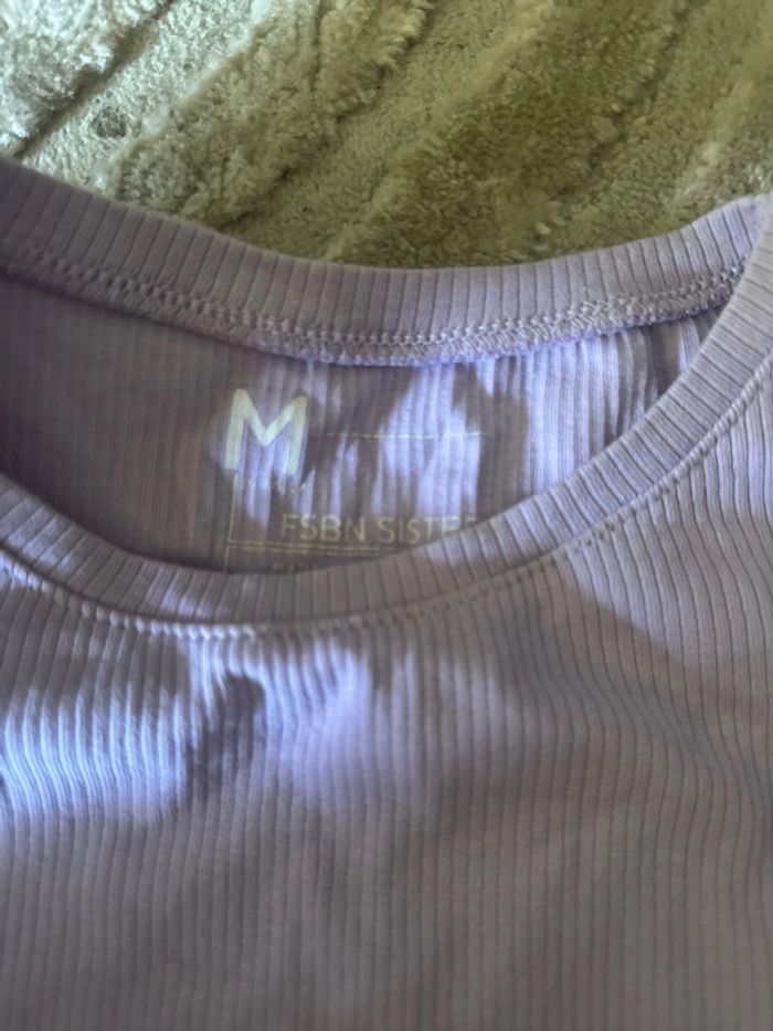 Tee-shirt violet - Taille M - photo numéro 2