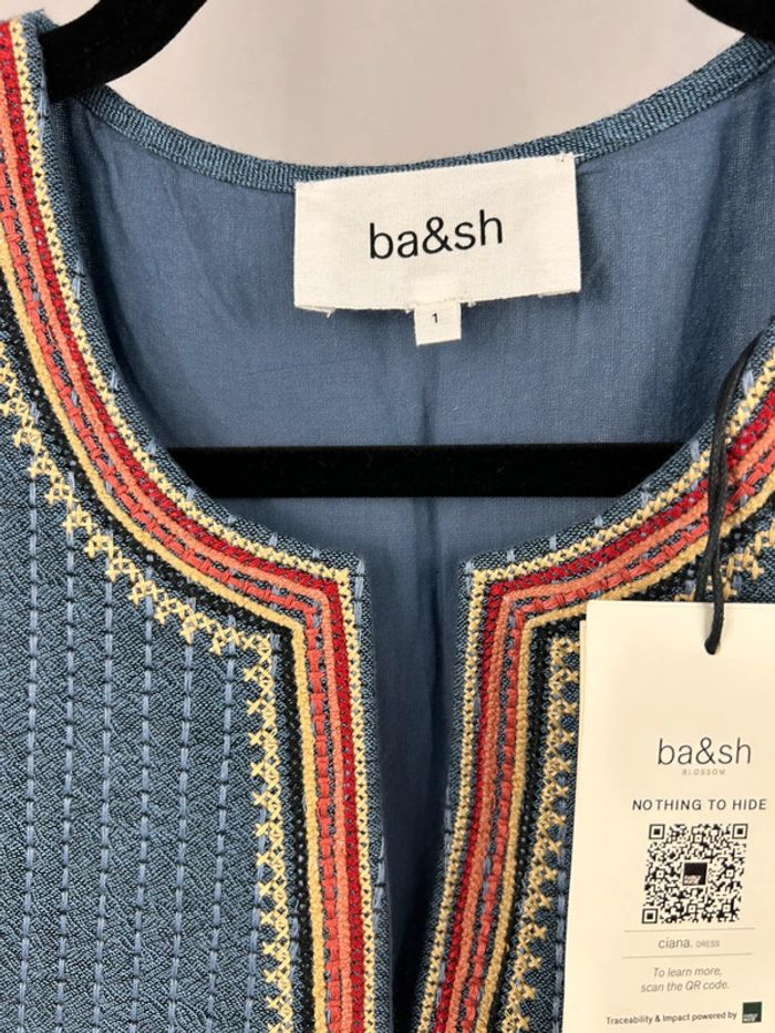 Robe courte bleu Ba&sh T1 / S neuve - photo numéro 4
