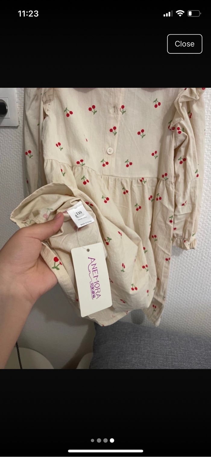 robe à manches longues pour filles - photo numéro 4