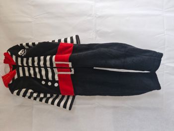 Combinaison Pyjama 4 ans Tissaia Noir blanc rouge  Crâne pirate