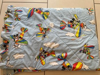 Dessus lit housse couette vintage mickey 