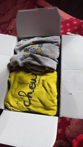 Carton complet vêtements garçon 6 mois 