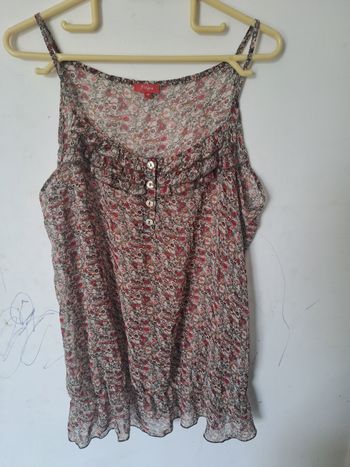 Débardeur léger transparent Tissaia Taille 46