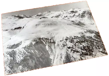 Carte postale ancienne Val d' Isère (Savoie) La Tête du Solaise 2551m