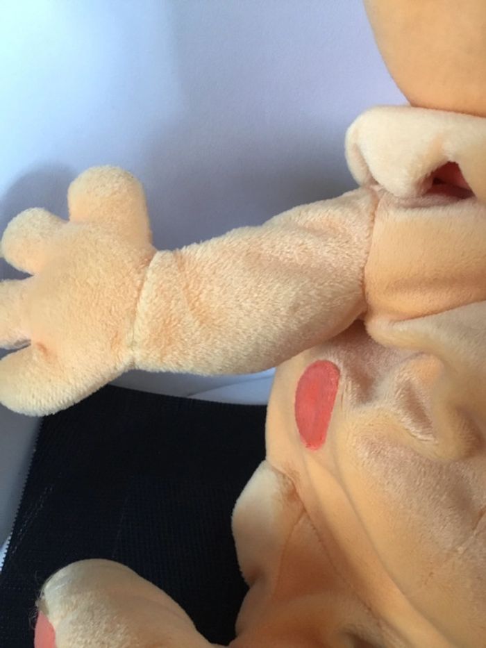 Sac à dos peluche Casimir +40cm debout sans bretelles Tomy 2002 l’île aux enfants - photo numéro 6