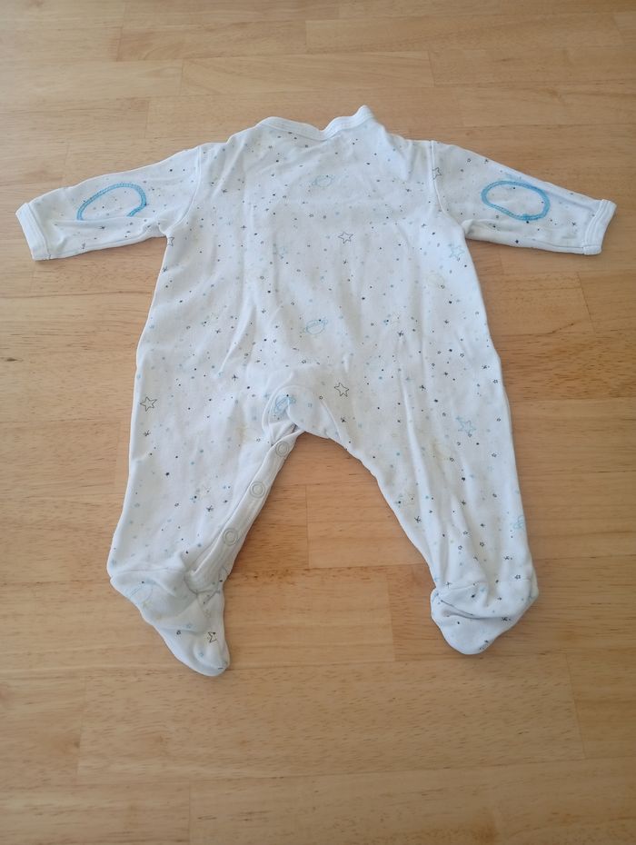 Lot de Pyjamas Manches Longues Léger Mixte 1 Mois - photo numéro 4