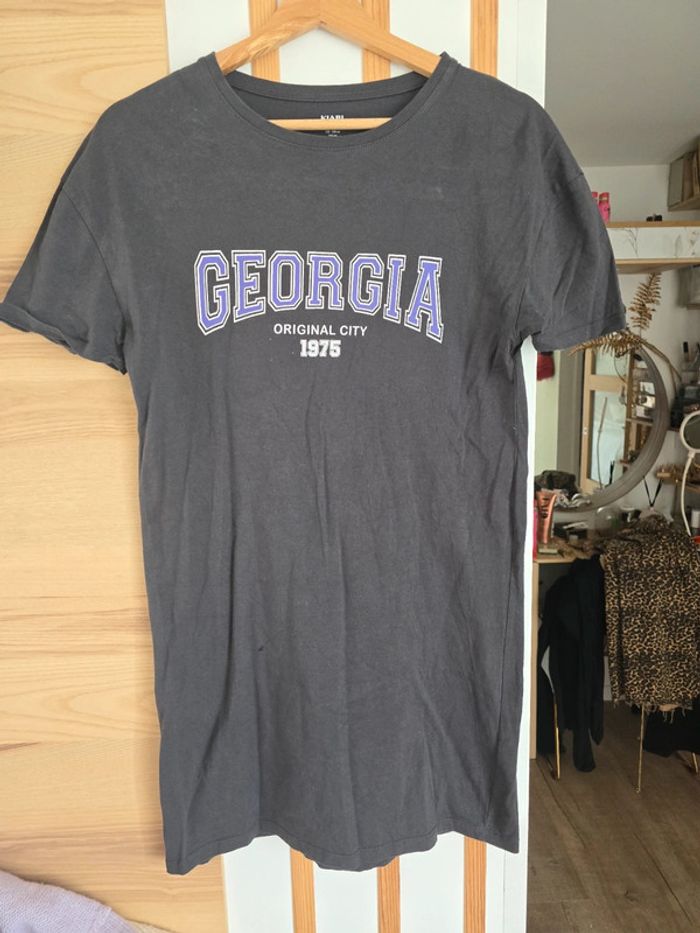 Robe t shirt gris kiabi