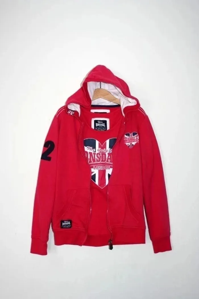 Ensemble sweat + débardeur Lonsdale 9/10 ans
