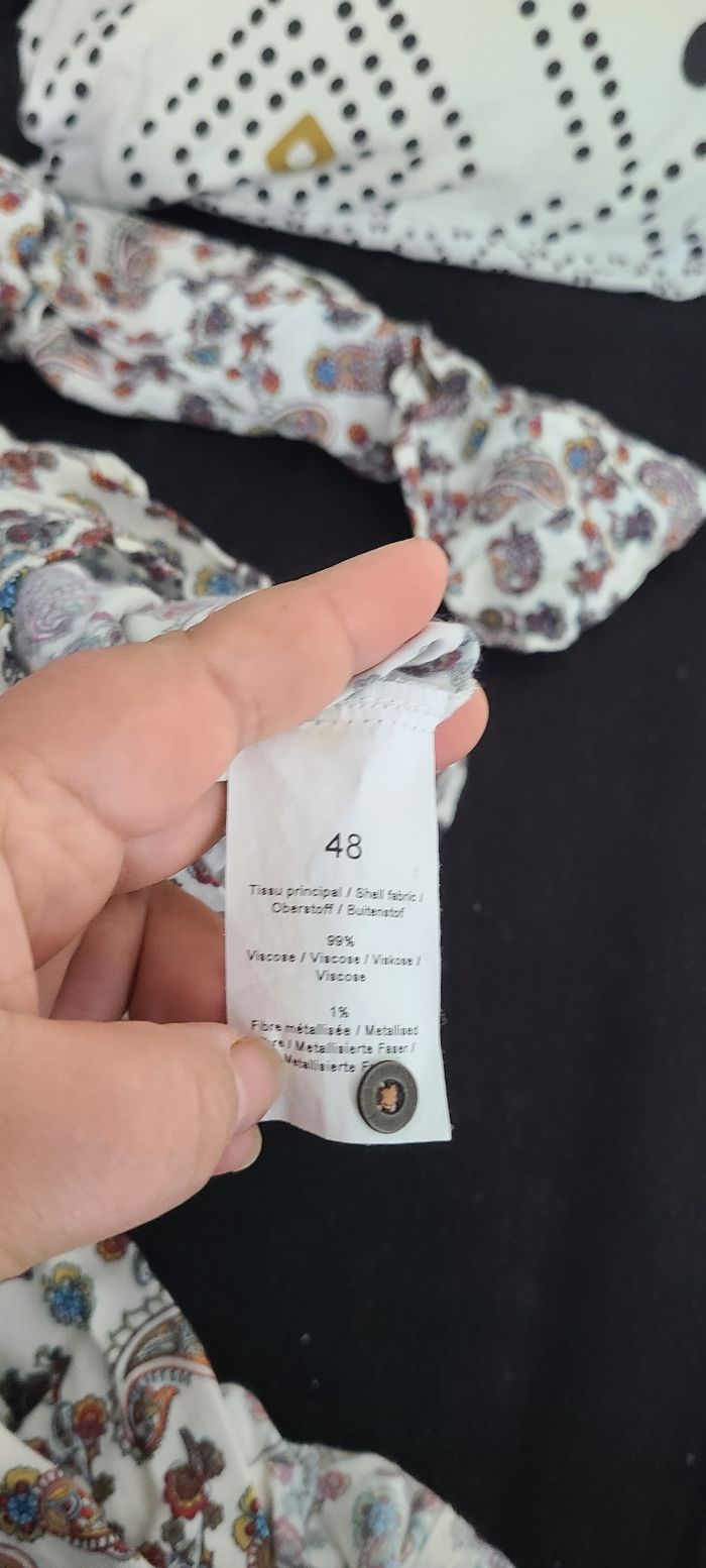 Blouse manche longue motif cachemire de chez grain de malice - photo numéro 3