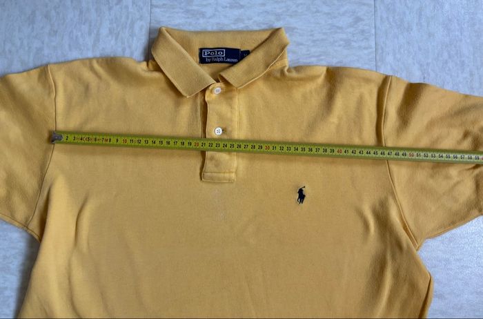 T-shirt Polo manche courte jaune moutarde Ralph Lauren - M - photo numéro 4