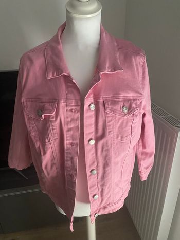 Veste jean rose manches 3/4 - Dressin - Taille 46 FR