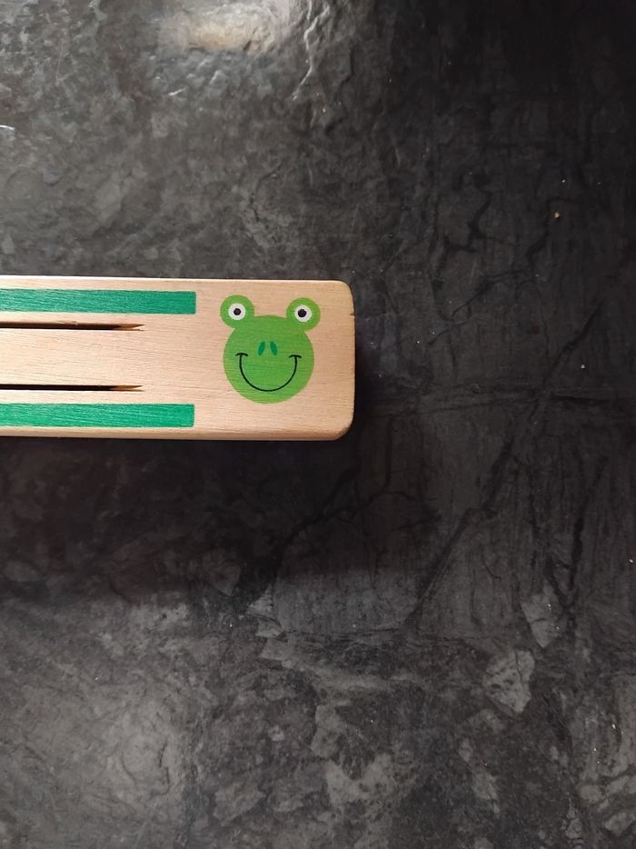 Instrument de musique 🎵 enfant crécelle en bois - photo numéro 8