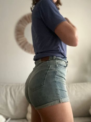 Short en jean bleu Jennyfer